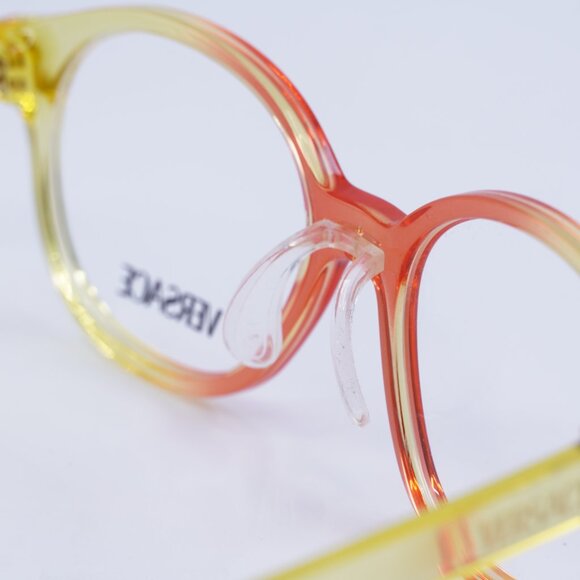 Versace Kids VK3012 5530 Eyeglasses Transparent 47mm Gradient Orange Round Frame - Picture 5 of 11